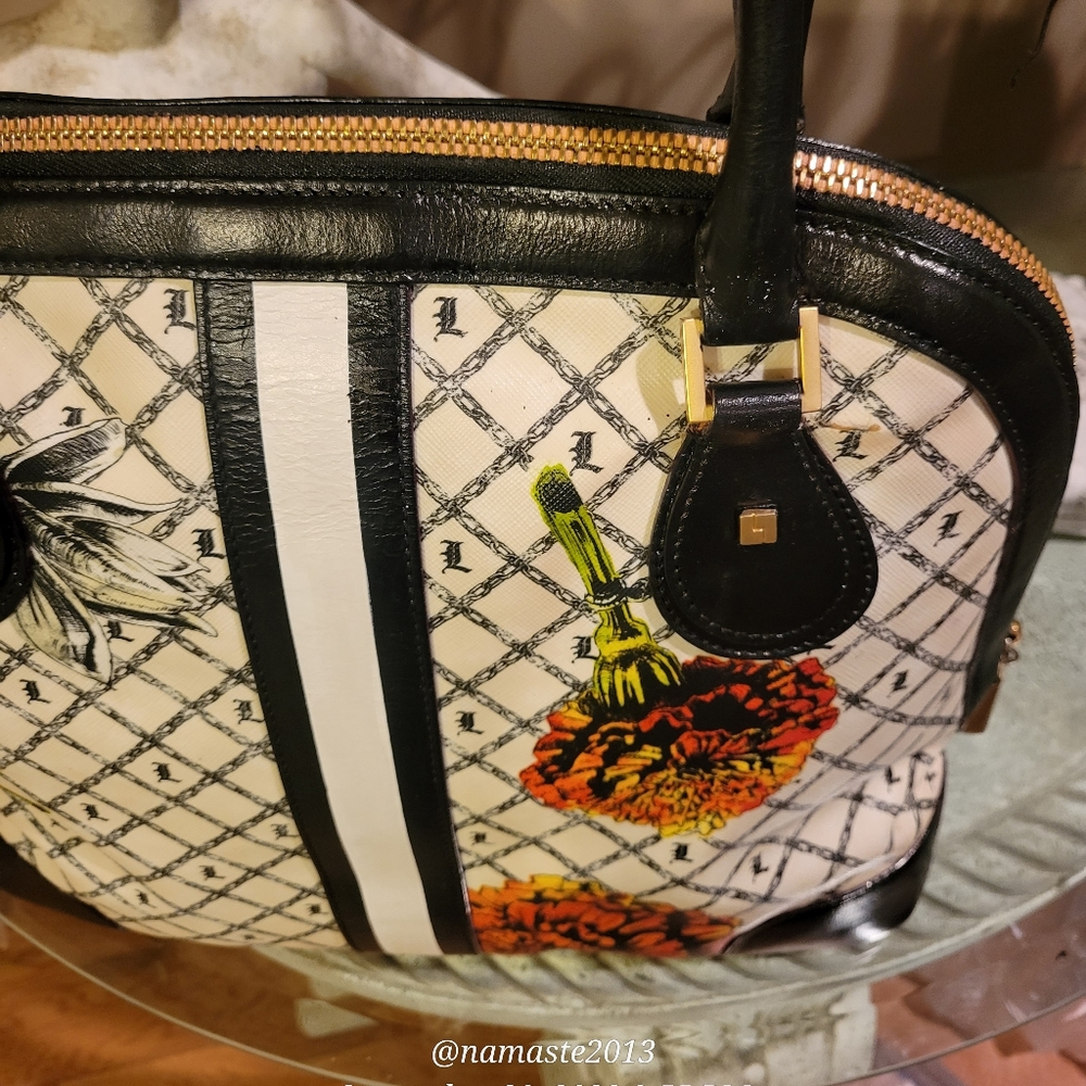 L.A.M.B. by Gwen Stefani Marigold Kingston Cambridge Shoulder Bag Luxury #532 - Picture 7 of 15